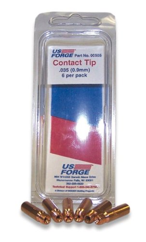 US Forge Welding MIG Contact Tips .035 6-Pack #00505