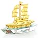 XIALON 13.5cm Creativity Sailing Ornament Tabletop Crafts Car Interior Decoration Home Decor