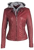 gipsy lederjacke damen rosa Pflanzlich gegerbt Gipsy Damen Lederjacke GGTalida Lamas Passformnähte