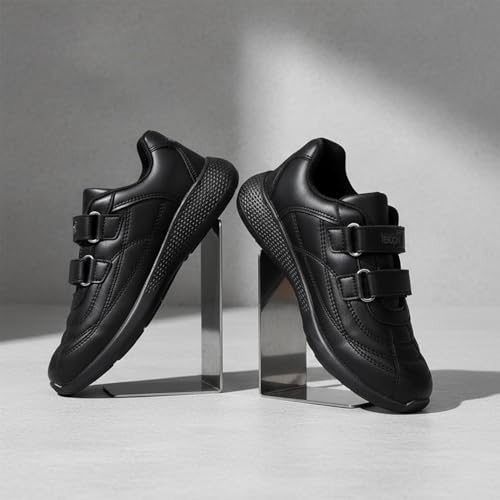 Image of Liberty Lucy & Luke FUNRUN-E Casual Shoes for Kids - Black & White Slip-On Sneakers for Boys & Girls | Memory Foam Insole, Lightweight Everyday Shoes for School, Play, Daycare & Family Outings