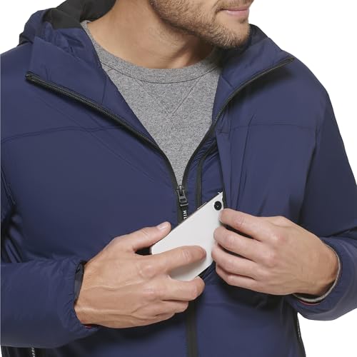 Image of Tommy Hilfiger Men's Stretch Performance Filled Rain Jacket
