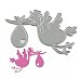 Singleluci Animal Set Cutting Dies Stencil Frame Metal Template DIY Paper Card 1 Pc (C)