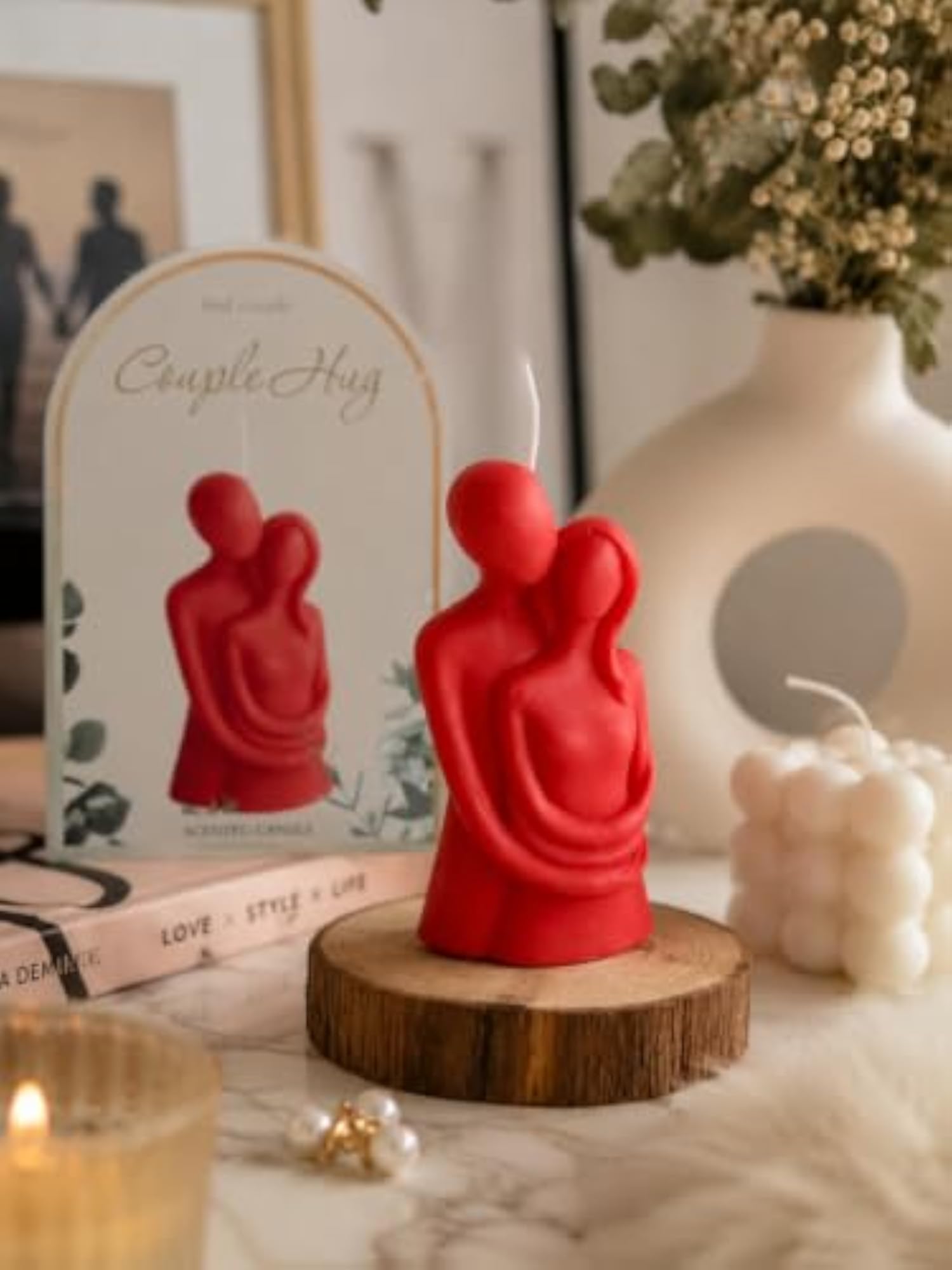 Pack of 2 Scented Couple Candles