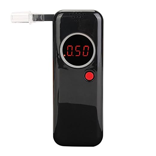Digtal LED-display alkohol testdetektor analysator andningsalysator med engelsk mårlig