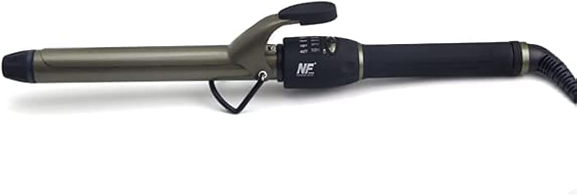 Curling Iron 25MM - with Shine and Texture while Having Heat Distribution | Extra Long Micro-titanium Barrel 190mm, Automatic Sleep Mode