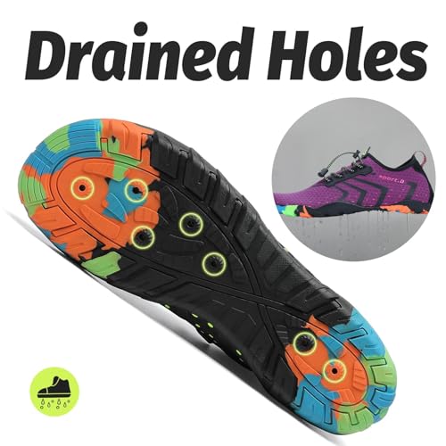 SAGUARO Water Shoes Women – Swim Shoes, Quick-Dry Barefoot Aqua Socks for Beach, Pool, Surfing and Outdoor Activities3