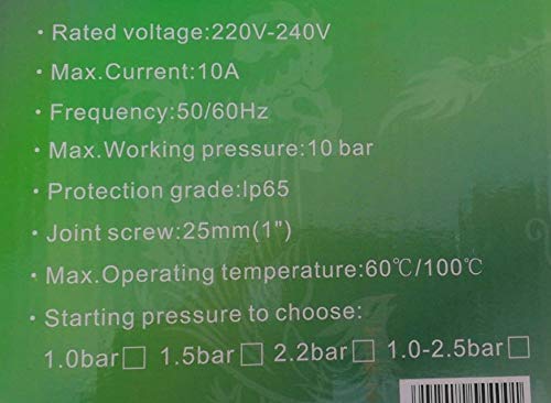 PRESSCONTROL PRESS CONTROL Regolatore pressione autoclave BAR da 1 a 2,5