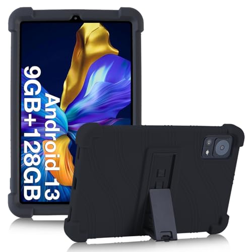 ATOOZ for DOOGEE T20 Mini Case 8.4 Inch 2023,DOOGEE T20 Mini Pro 8 inch Tablet Case for Kids with Stand Soft Silicone Case for DOOGEE T20MINI Tablet 8.4 Inch (Black)