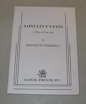 Paperback Saint Lucy's eyes: A play in two acts Book