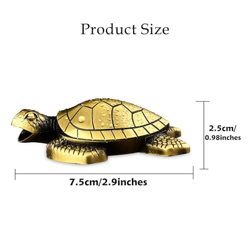 Encendedor de antorcha con forma de tortuga, recargable, llama ajustable miniatura 6