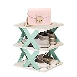 Ditanpu Zapatero Vertical, Estante para Zapatos extraíble en Forma de X de Varios Niveles, Estante Vertical para Zapatos Engrosado para Botas, Tacones Altos, Zapatillas, Torre de Zapatos apilable