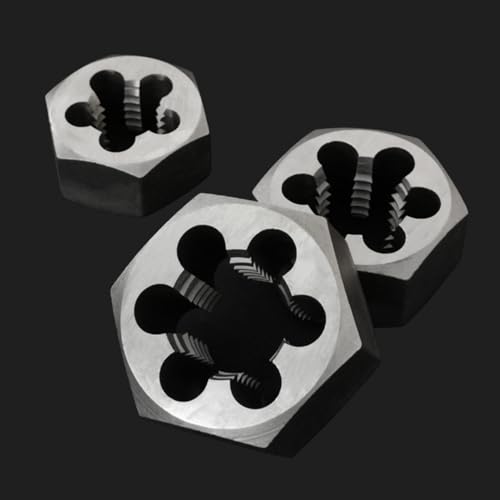 1,27 cm (1/2 Zoll) 14 NPT Runde Schneideisen Maschinengewinde Rechtshänder Gewindeschneider Kohlenstoffstahl Manuelles Rohrgewinde-Kit Schraubengewinde Schneideisen Sechskant-Rohrschablone