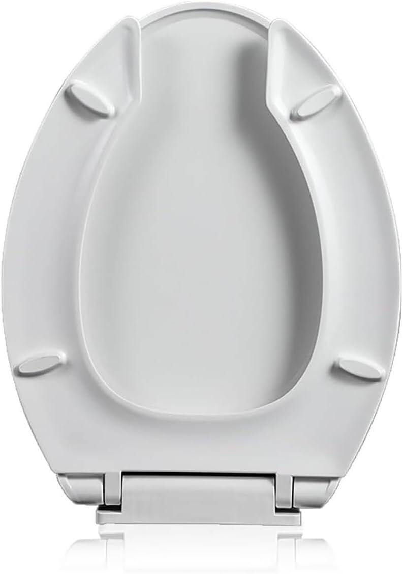 Mécanisme de fermeture en douceur pour siège de toilette allongé