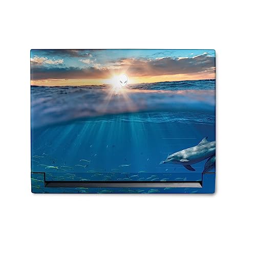 Image of MightySkins Skin Compatible with Alienware M18 R1 (2023) Full Wrap Kit - Tranquil Swim | Protective, Durable, and Unique Vinyl Decal wrap Cover | Easy to Apply & Change Styles | Made in The USA