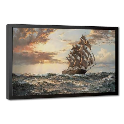 Toile Cutty Sark Montague Dawson pour décoration murale salon et bureau
