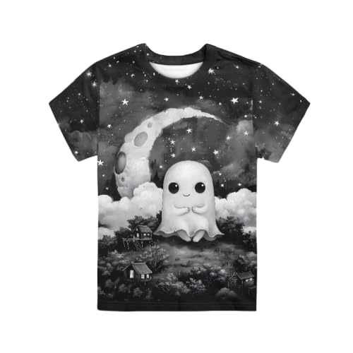 Image of Xhuibop Kids T Shirts for Boys Size 3-16 Girls Short Sleeve Sportswear Active Tops