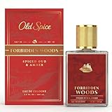 Old Spice Signature Cologne for Men, Forbidden Woods Premium Scent with Notes of Spiced Oud + Amber, 3.4 fl oz