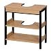 Produktbild eSituro Waschbeckenunterschrank, Unterschrank Badschrank mit Siphonausschnitt Waschtischschrank Badzimmerschrank aus MDF 60 x 60 x 30 cm