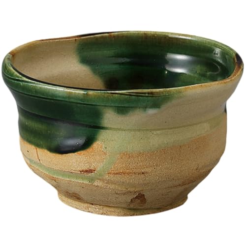 エールネット(Ale-net) 抹茶碗 12.8×H7cm 織部内梅抹茶碗 茶道 茶道具 抹茶茶碗 陶器 美濃焼 日本製