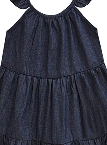 Image of A.T.U.N. (All Things UBER Nice) Girls Fit and Flare Knee Length Double Bow Dress for Party, Birthday and Special Occasion