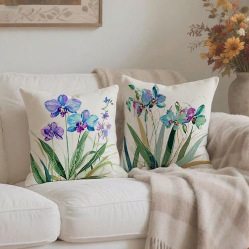 Housse coussin 60x60cm imperméable double face avec fermeture éclair