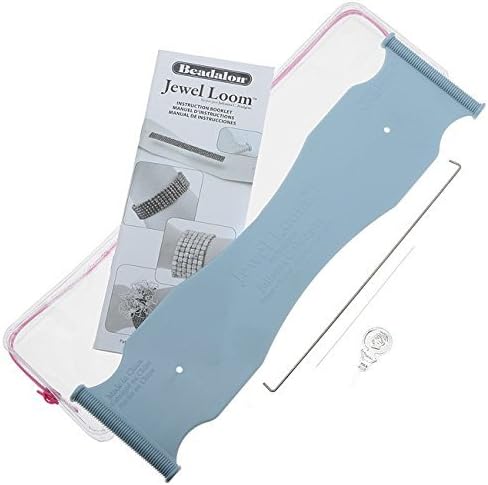 Beadalon Jewel Loom Kit: Beading Loom, Needle, Threader, Pouch (3 Pack)