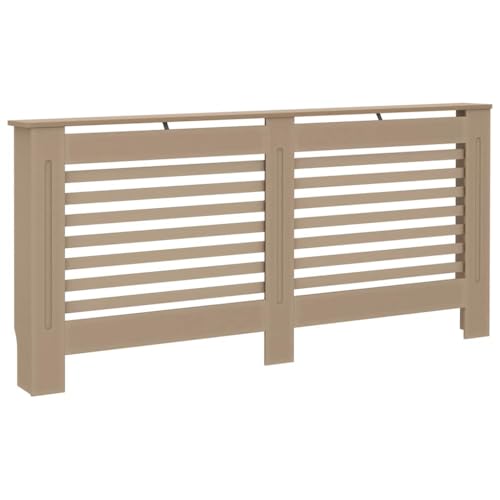 vidaXL Cache-radiateur, Couvercle de Radiateur, Housse de Radiateur Salon Chambre Salle de Séjour Maison Intérieur, 172x19x81,5 cm MDF