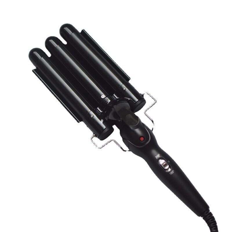 Chapinha Triondas Ondulador Formador Triplo 22mm Modelador de Cachos Onda Cabelo Cerâmica