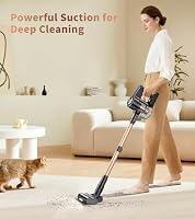 Zulyxio The Cordless Handheld Vacuum Cleaner Features a smart LED Display and an Anti-Tangle Brush roll; its Lightweight, self-Standing Design Meets Everyday Home Cleaning Needs. — image 2