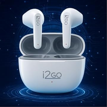 Fone de Ouvido Sem Fio Air Sound Go 2.0 i2GO Branco – Bateria de Até 20h