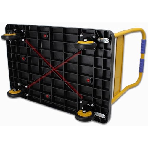 Carro de plataforma con ruedas silenciosas para un transporte estable de carga 3