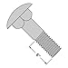 1/2-13 x 10" Carriage Bolts/Steel/Hot Dip Galvanized/Partially Threaded / 6" of Thread (Quantity: 25 pcs)