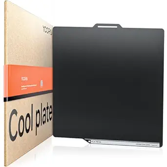 YOOPAI Cold Low Temperature Build Plate 257x257mm, Double Sided Room Temperature Print, Cold 3D Printer Bed Platforms with UltraTack Coating for Bambulab A1/X1C/P1P/P1S/X1E 3D Printers, Blue