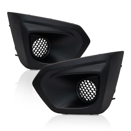 VPIMOZO Fog light Cover Front Bumper Compatible with 12-14 2012 2013 2014 Subaru Impreza Matte Black Replacement Fog Light Bezel Driver&Passenger Side (Not Fit WRX Models)