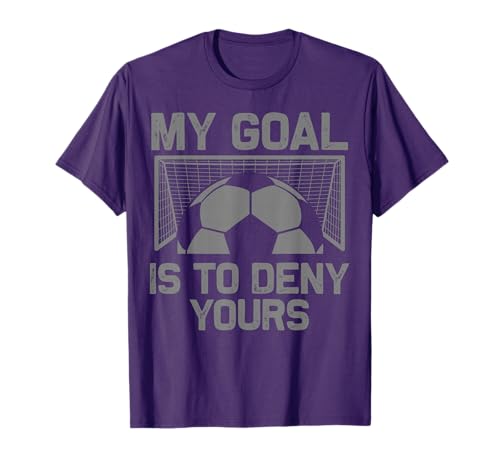 Soccer Goalie Art For Men Women Boys Girls Gag Soccer Player T-Shirt