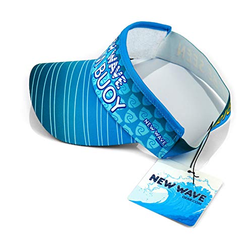 New Wave Swim Buoy H2O Visor Blue - Thumbnail 2