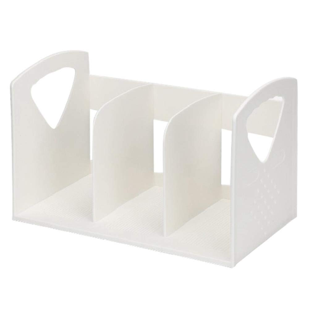 Portadocumenti, portariviste, Organizer per File da scrivania, Portadocumenti per Ufficio Multifunzione, Porta Libri Verticale, portaoggetti in plastica ABS
