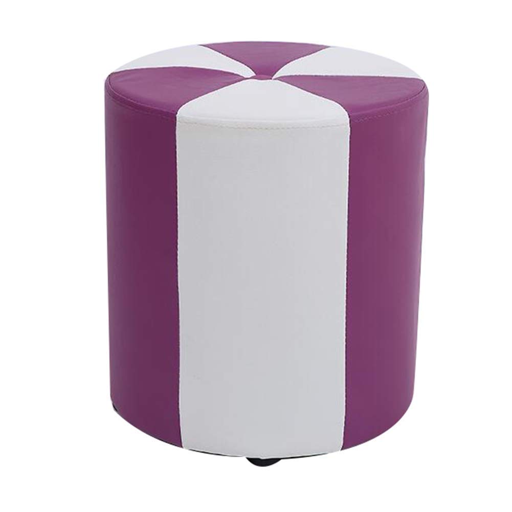 Pouf repose-pieds en cuir PU pour sublimer votre coin coiffeuse de salon