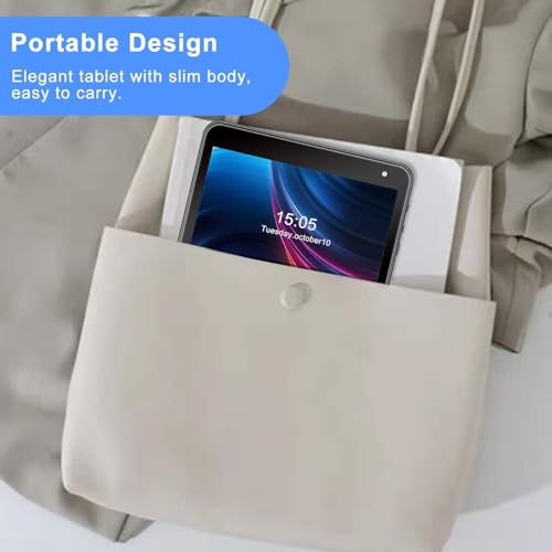 AWOW 10,1-Zoll-Tablet, 5000 mAh Akkulaufzeit, 2 GB RAM und 32 GB Speicher, Micro-SD-Karte mit bis zu 128 GB, Android 10 Go Edition, 800 1280 HD IPS-Display, 1,5 GHz Quad-Core-Prozessor