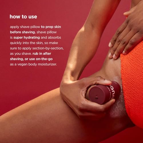 HANNI Shave Pillow, Shaving Gel for Women and Men, Hair Removal Products for Pubic, Body Hair or Legs, In-Shower/Waterless Razor, Travel Friendly Skin Care Moisturizer, Women's Grooming, 3 oz - Image 4