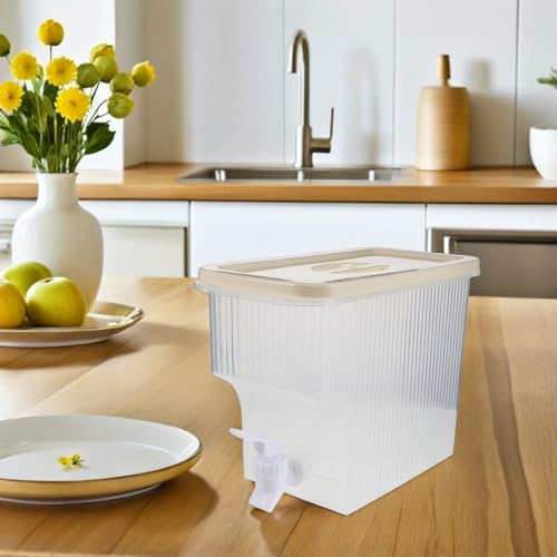 Dispensador de bebidas gran capacidad con grifo resistente y diseño hermético antiderrames 8