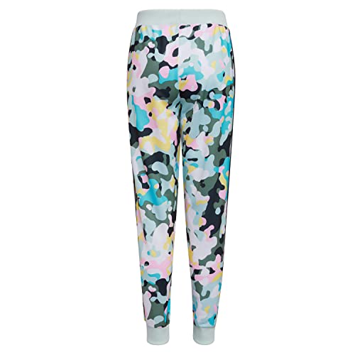 Adidas Girls' Tricot Jogger Pant, White With Multicolor, Medium #TOP2