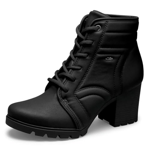 Coturno Feminino Dakota de Salto Bloco Preto - 38