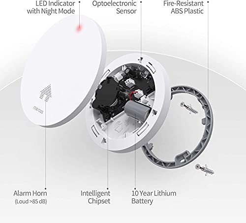 Rilevatore di Fumo/Allarme Antincendio meross con