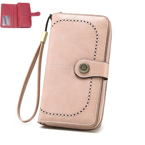 Civilizek/Beyonddraw Women's Fashion Zipper Wallet, Beyonddraw Women's Fashion Zipper Wallet, 9colors (pink)