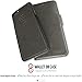 Dreem Fibonacci 2-in-1 Wallet-Case for iPhone 6 & 6s, Magnetic Detachable PC Slim-Case, Luxury Vegan Leather, RFID Protection, Smart 2-Way Stand, Gift-Box - Grey