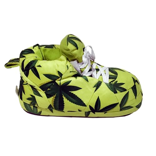 Image of Happy Feet Slippers Standard Sneaker Slippers for Men, Women, and Kids - Women Shoes, Gifts for Women, As Seen on Shark Tank - Classy Oversized House Slippers for Women with Non-Slip Rubber Soles
