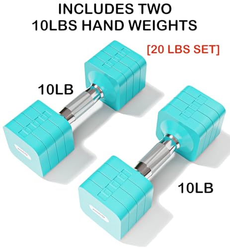Image of 15LB 20LB 30LB 40LB 50LB Adjustable Dumbbell Set Free Weights Dumbbells Set for Women Men Hand Weights Sets Adjust Dumbbell Weight Sets for Home Gym Exercise Workout Strength Training Equipments