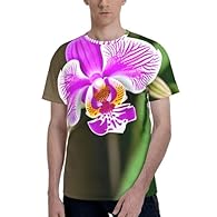 Soft And Comfortable Material: Made From Polyester, These Orchid Print Mens T-Shirts Offer A Soft, Comfortable Feel With A Slight Stretch, Ensuring All-Day Comfort Versatile Sizing Options: Available In A Wide Range Of Sizes From S To 3xl, Our Orchid...