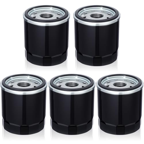 Therwen 5 Pcs 136-7848 Oil Filter 120-4276 126-5234 127-9222 Oil Filter Compatible with Toro V-twin Engine Timecutter Zero Turn Mower Sw4200 Ss4250 Ss5000 Ss5425 Am107423